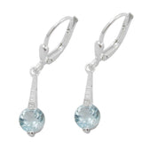 Brisur, Blautopas, Zirkonia, Silber 925
