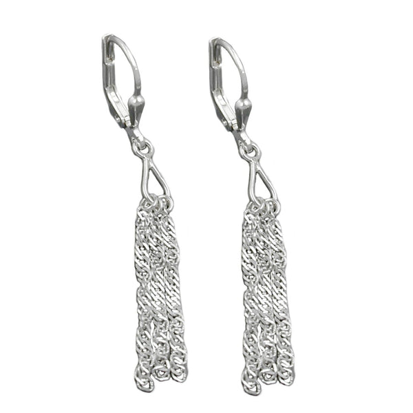 Brisur mit Singapurketten, Silber 925