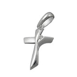 Anhänger, Kreuz mit Zirkonia Silber 925