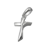 Anhänger, Kreuz mit Zirkonia Silber 925