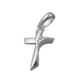 Anhänger, Kreuz mit Zirkonia Silber 925