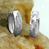 Creole diamantiert rhodiniert Silber 925