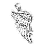 Anhänger, Flügel rhodiniert, Silber 925