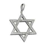 Anhänger David-Stern Zirkonia Silber 925