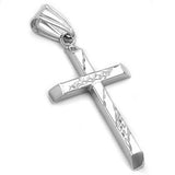 Anhänger, Kreuz diamantiert, Silber 925