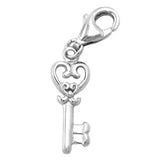 Anhänger, Charm, Schlüssel, Silber 925