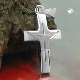Anhänger, Kreuz diamantiert, Silber 925
