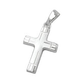 Anhänger, Kreuz diamantiert, Silber 925