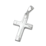 Anhänger, Kreuz diamantiert, Silber 925