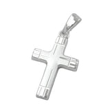 Anhänger, Kreuz diamantiert, Silber 925