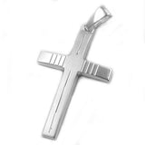 Anhänger, Kreuz diamantiert, Silber 925