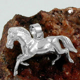 Anhänger, Pferd glänzend, Silber 925