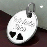 Anhänger, Ich liebe Dich, Silber 925