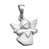 Anhänger, fliegender Engel, Silber 925