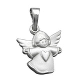 Anhänger, fliegender Engel, Silber 925