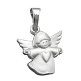 Anhänger, fliegender Engel, Silber 925