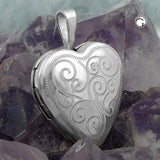 Anhänger Herz Medaillon Silber 925