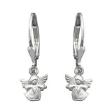 Brisur, fliegender Engel, Silber 925