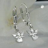 Brisur, fliegender Engel, Silber 925
