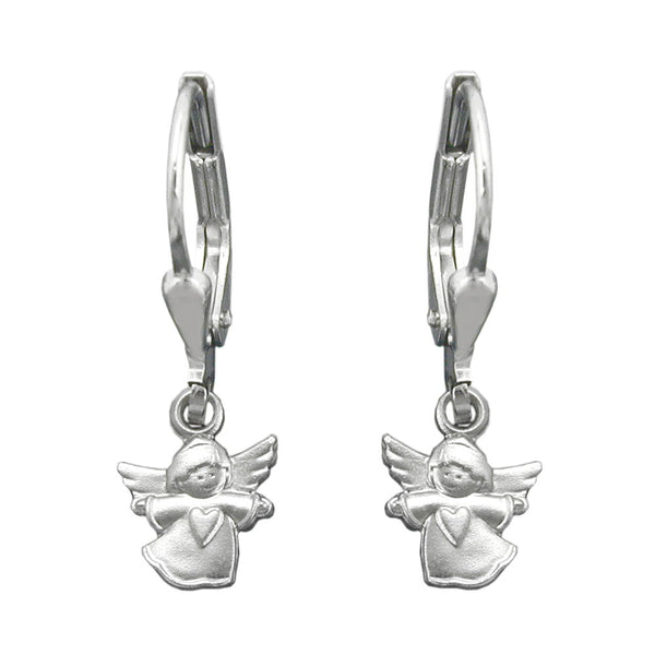 Brisur, fliegender Engel, Silber 925