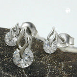 Set Anhänger und Ohrstecker, Silber 925