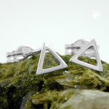 Stecker, Dreieck offen, Silber 925