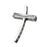 Anhänger, Kreuz, hell-amethyst, 925