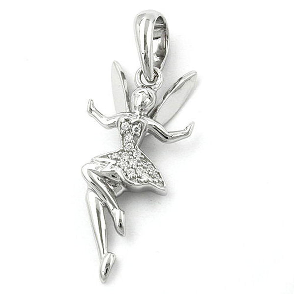 Anhänger, Elfe, Zirkonias, Silber 925