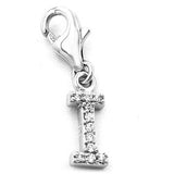 Anhänger, Charm Buchstabe I, Silber 925