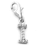 Anhänger, Charm Buchstabe I, Silber 925