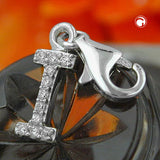 Anhänger, Charm Buchstabe I, Silber 925