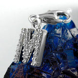 Anhänger, Charm Buchstabe M, Silber 925