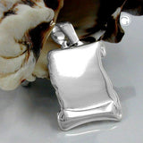 Anhänger Dokumentenrolle 20x15mm glänzend Silber 925