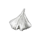 Anhänger 9mm Ginkgoblatt glänzend Silber 925