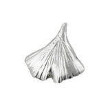 Anhänger 9mm Ginkgoblatt glänzend Silber 925