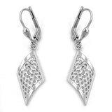 Brisur, Trapez gelocht, Silber 925