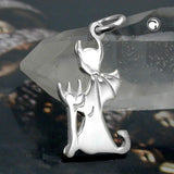 Anhänger, Teufel Dreizack, Silber 925