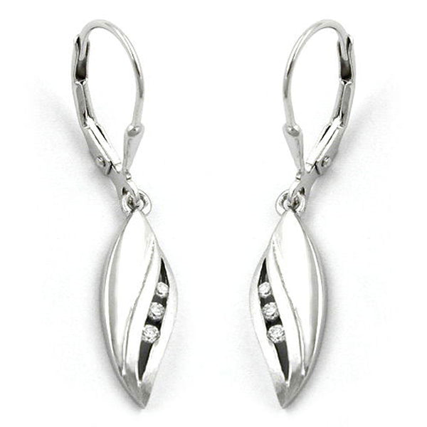Brisur, mit Zirkonia, Silber 925