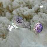 Stecker, 6mm Kugel AB-Effekt Silber 925