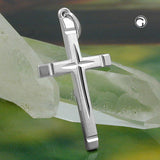 Anhänger, Kreuz diamantiert, Silber 925