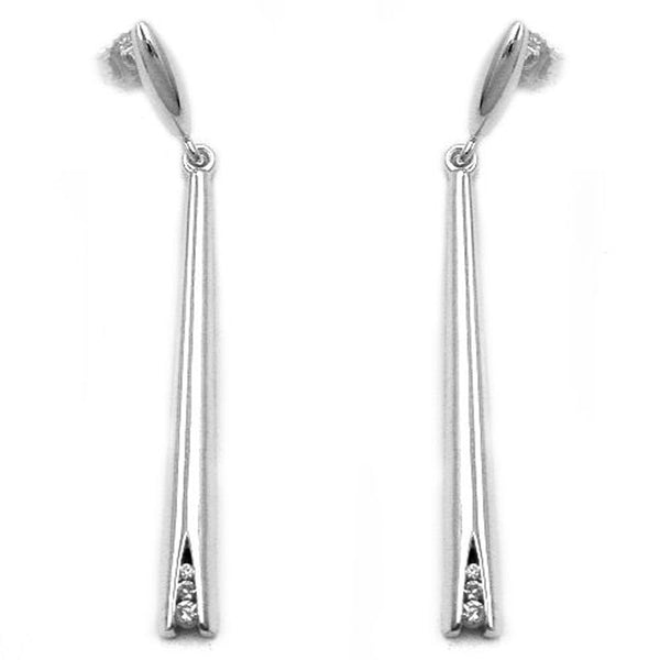 Stecker, Hänger mit Zirkonia, Silber 925