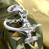 Anhänger, Charm Wunderlampe, Silber 925