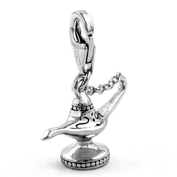 Anhänger, Charm Wunderlampe, Silber 925