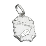 Anhänger Brief - Je t-aime -, Silber 925