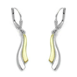 Brisur, bicolor, Silber 925