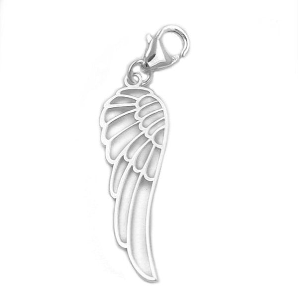 Anhänger, Charm, Flügel, Silber 925