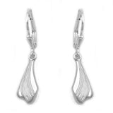 Brisur, diamantiert, Silber 925