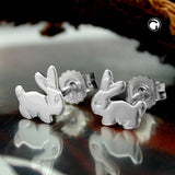 Stecker, Hase, Silber 925