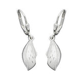 Brisur diamantiert teilmatt, Silber 925