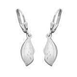Brisur diamantiert teilmatt, Silber 925